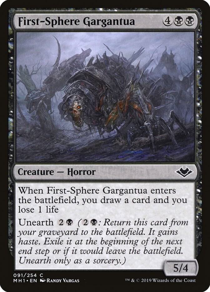 First-Sphere Gargantua 91 card from Modern Horizons