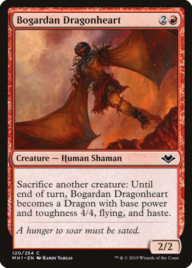 Bogardan Dragonheart 120 card from Modern Horizons