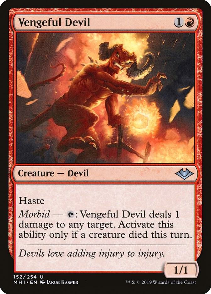 Vengeful Devil 152 card from Modern Horizons
