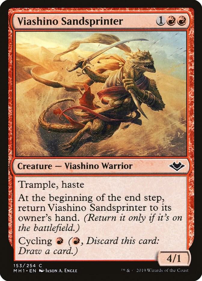Viashino Sandsprinter 153 card from Modern Horizons
