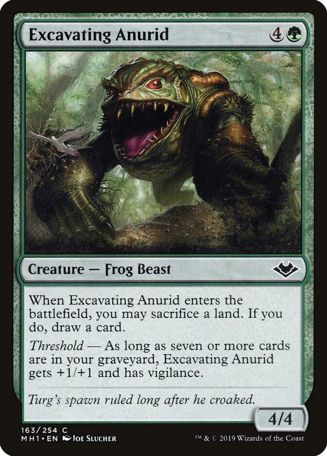 Excavating Anurid 163 card from Modern Horizons