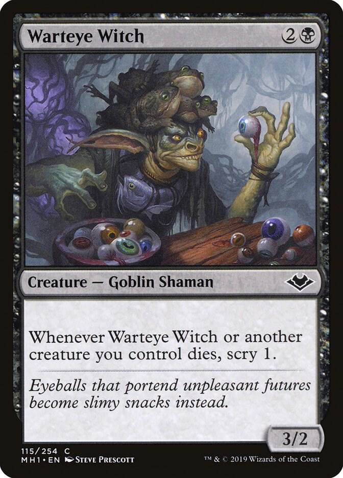 Warteye Witch 115 card from Modern Horizons