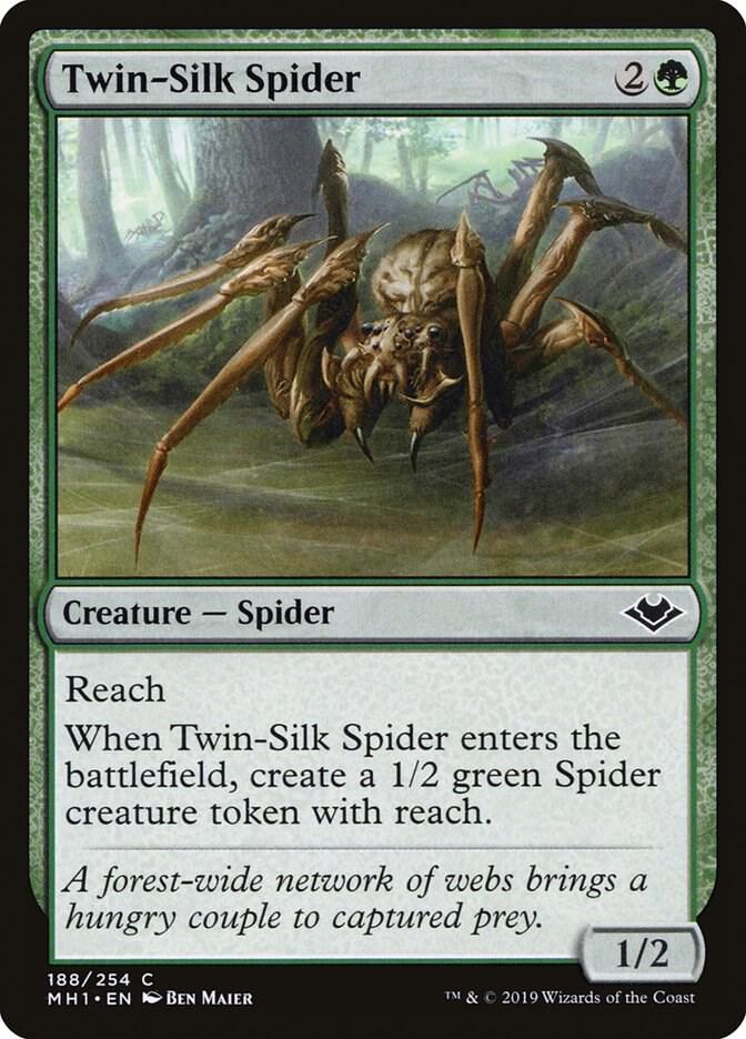 Twin-Silk Spider 188 card from Modern Horizons