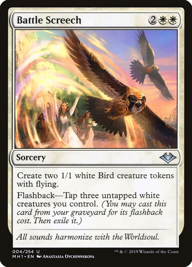 Battle Screech 4 card from Modern Horizons