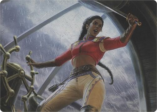 Sisay, Weatherlight Captain (Art Series) 16 card from Art Series: Modern Horizons
