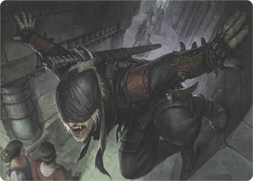 Throatseeker (Art Series) 20 card from Art Series: Modern Horizons