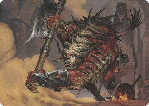 Spinehorn Minotaur (Art Series) 38 card from Art Series: Modern Horizons