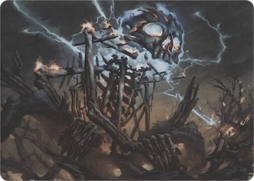 Lightning Skelemental (Art Series) 41 card from Art Series: Modern Horizons