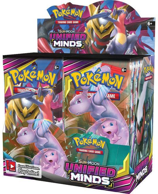 Unified Minds Booster Box card from SM - Unified Minds