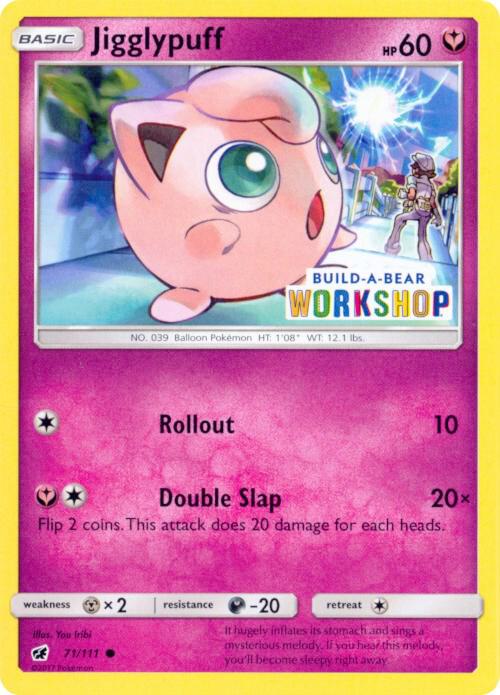 Jigglypuff - 71/111 (Build-A-Bear Workshop Exclusive) 071/111 card from Miscellaneous Cards & Products
