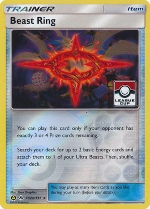 Beast Ring (League Cup) 102a/131 card from League & Championship Cards