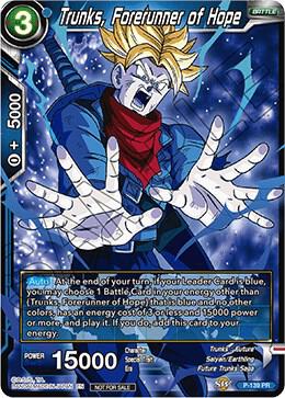 Trunks, Forerunner of Hope P-139 card from Promotion Cards