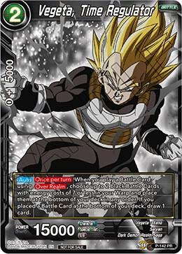 Vegeta, Time Regulator P-142 card from Promotion Cards