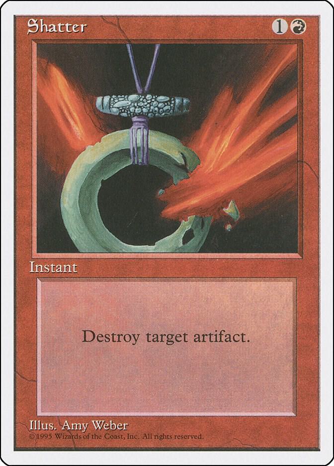 Shatter card from Fourth Edition
