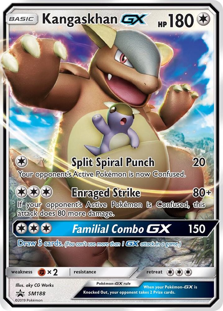 Kangaskhan GX SM188 card from SM Promos