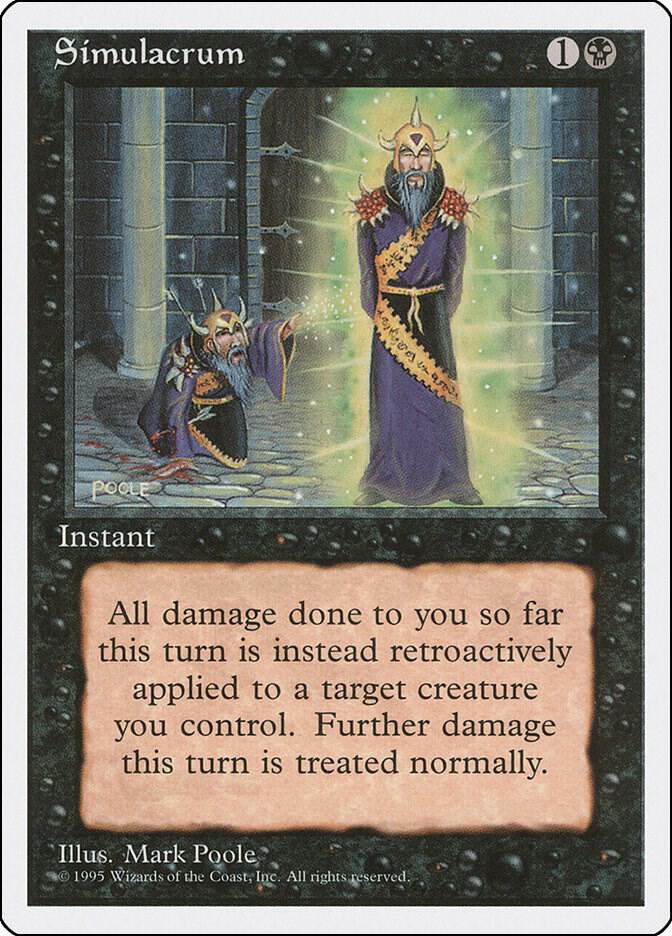 Simulacrum card from Fourth Edition