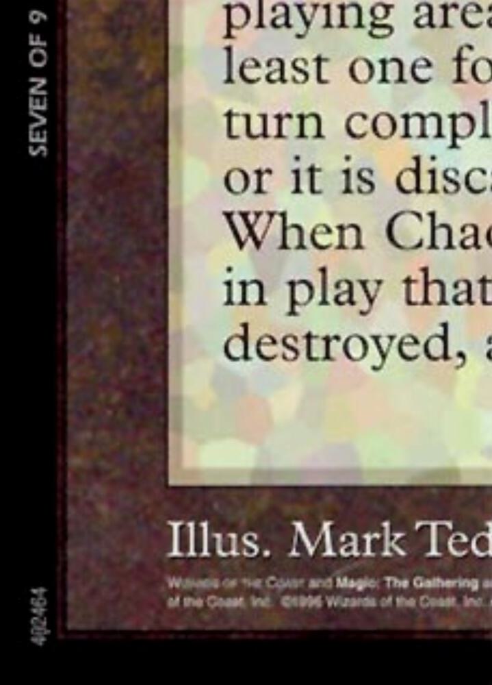 Chaos Orb (7 of 9) (Ultra Pro Puzzle Quest) 1 card from Media Promos