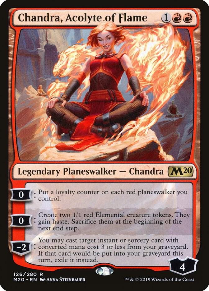 Chandra, Acolyte of Flame 126 card from Core Set 2020