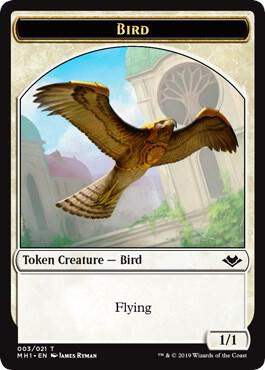 Bird // Squirrel Double-Sided Token 3 // 15 card from Modern Horizons
