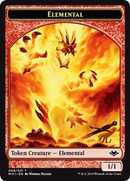 Elemental (008) // Squirrel Double-Sided Token 8 // 15 card from Modern Horizons