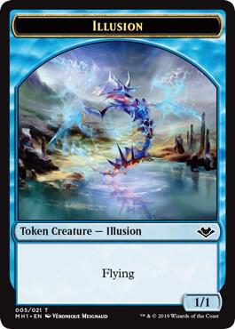 Illusion // Elephant Double-Sided Token 5 // 12 card from Modern Horizons