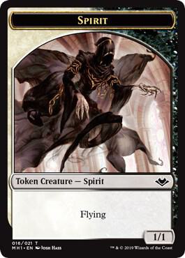Spirit // Myr Double-Sided Token 16 // 19 card from Modern Horizons