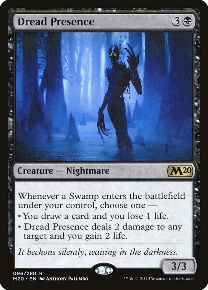 Dread Presence 96 card from Core Set 2020