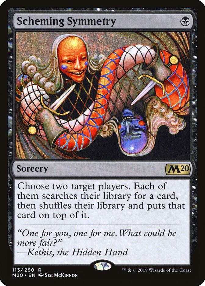 Scheming Symmetry 113 card from Core Set 2020