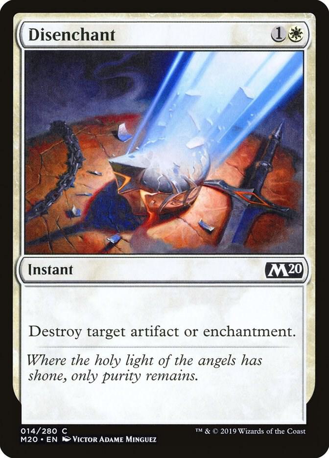 Disenchant 14 card from Core Set 2020