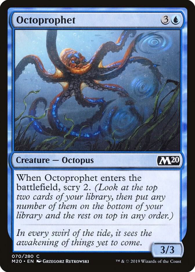 Octoprophet 70 card from Core Set 2020