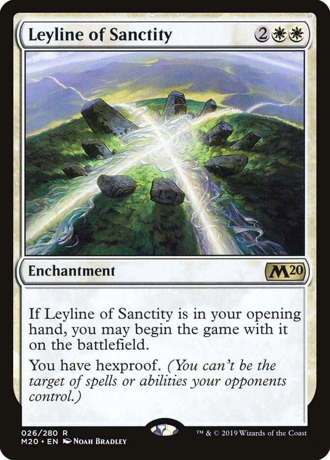 Leyline of Sanctity 26 card from Core Set 2020