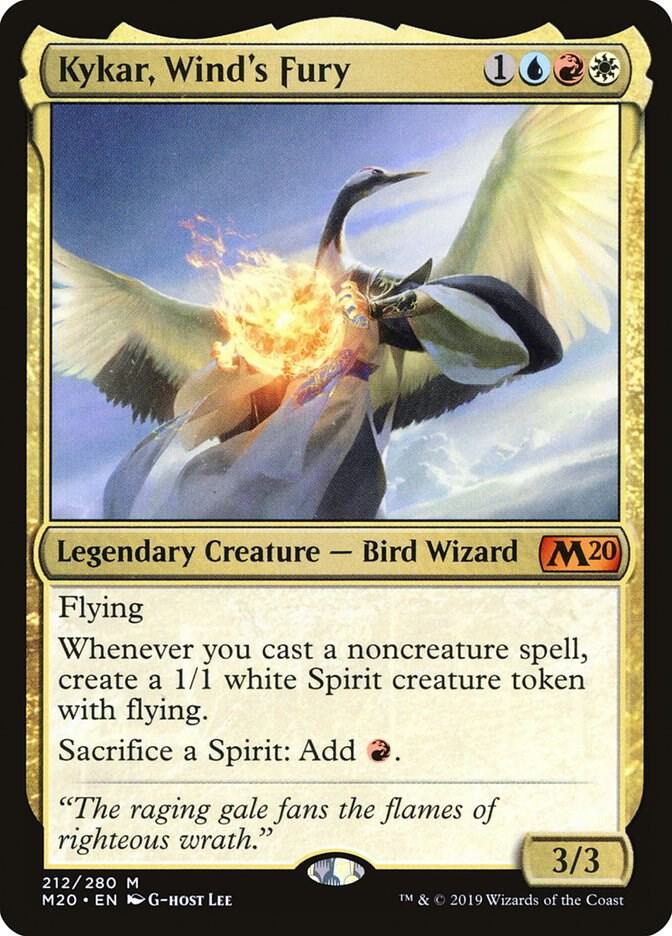 Kykar, Wind's Fury 212 card from Core Set 2020