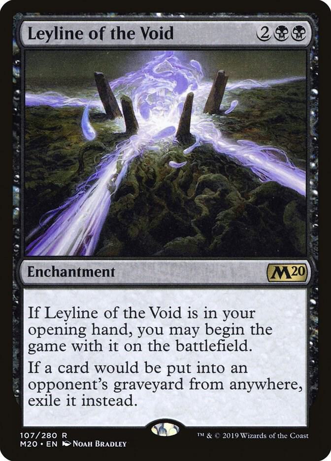 Leyline of the Void 107 card from Core Set 2020
