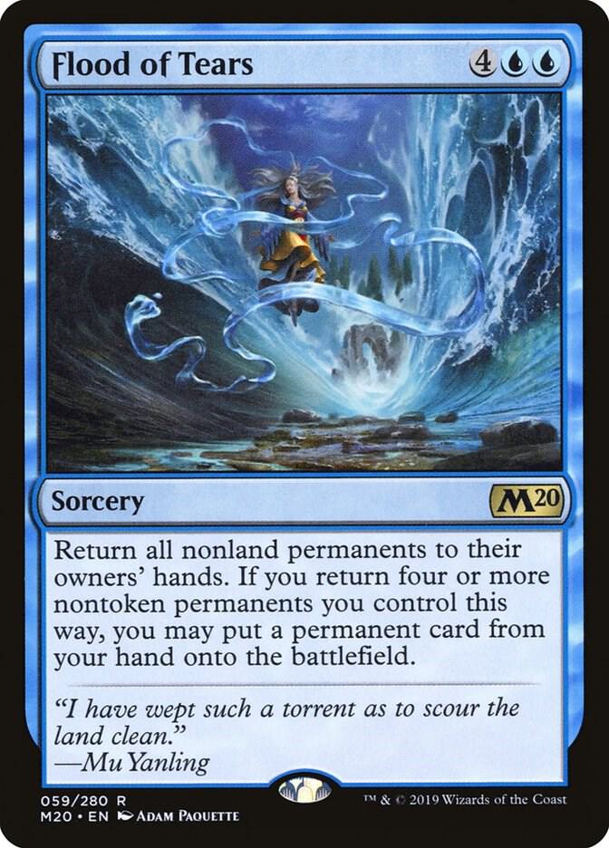 Flood of Tears 59 card from Core Set 2020