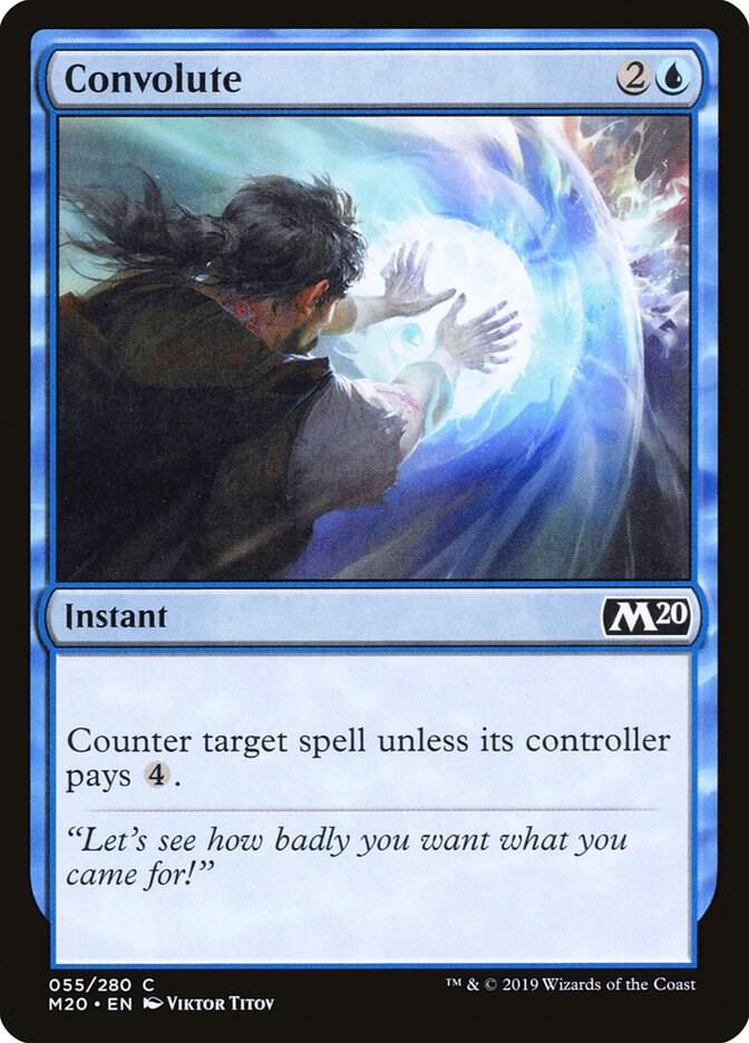 Convolute 55 card from Core Set 2020