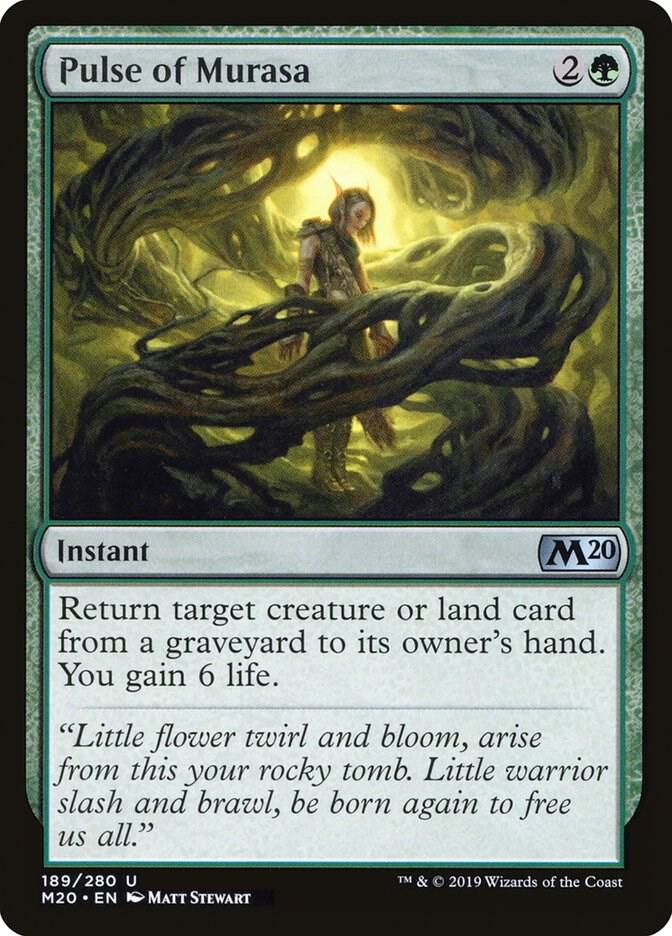 Pulse of Murasa 189 card from Core Set 2020