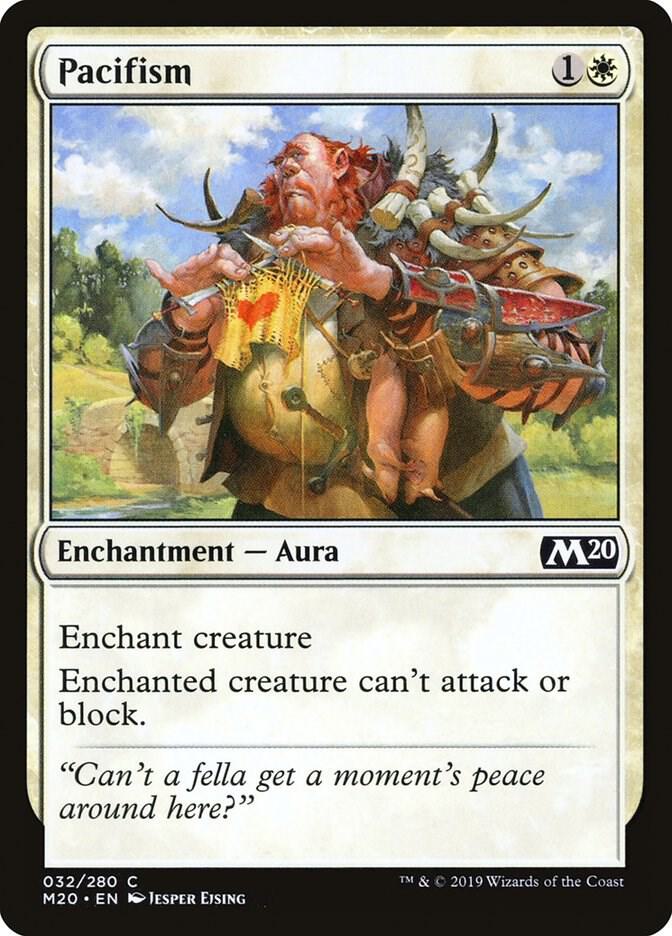 Pacifism 32 card from Core Set 2020