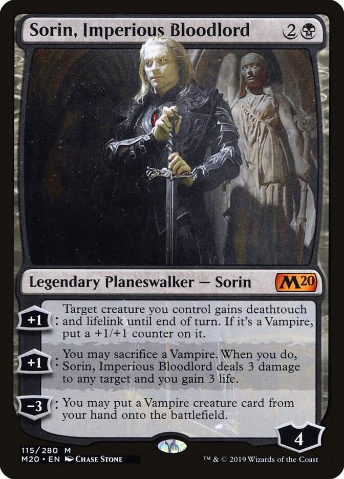 Sorin, Imperious Bloodlord 115 card from Core Set 2020