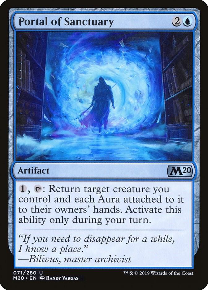 Portal of Sanctuary 71 card from Core Set 2020