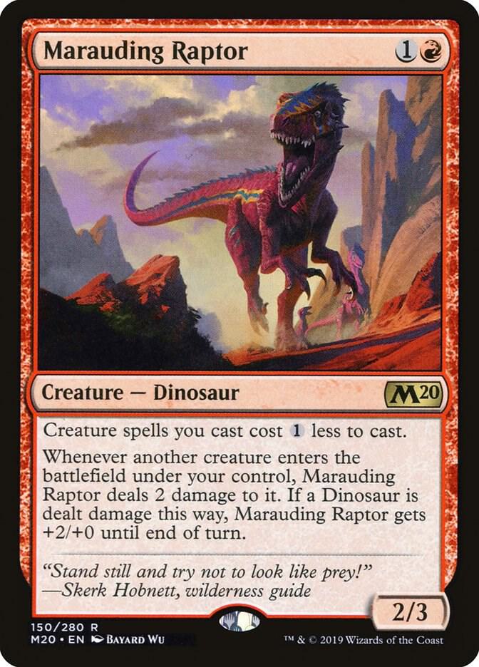 Marauding Raptor 150 card from Core Set 2020