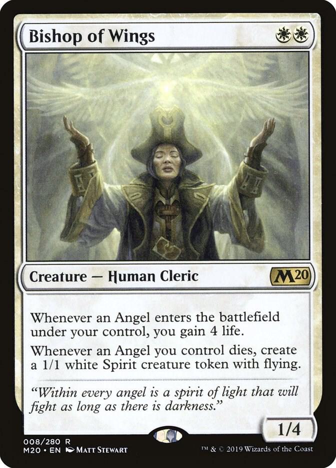Bishop of Wings 8 card from Core Set 2020