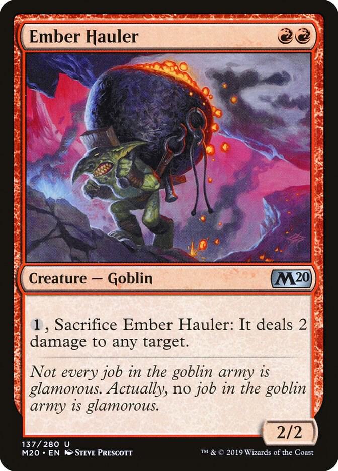 Ember Hauler 137 card from Core Set 2020