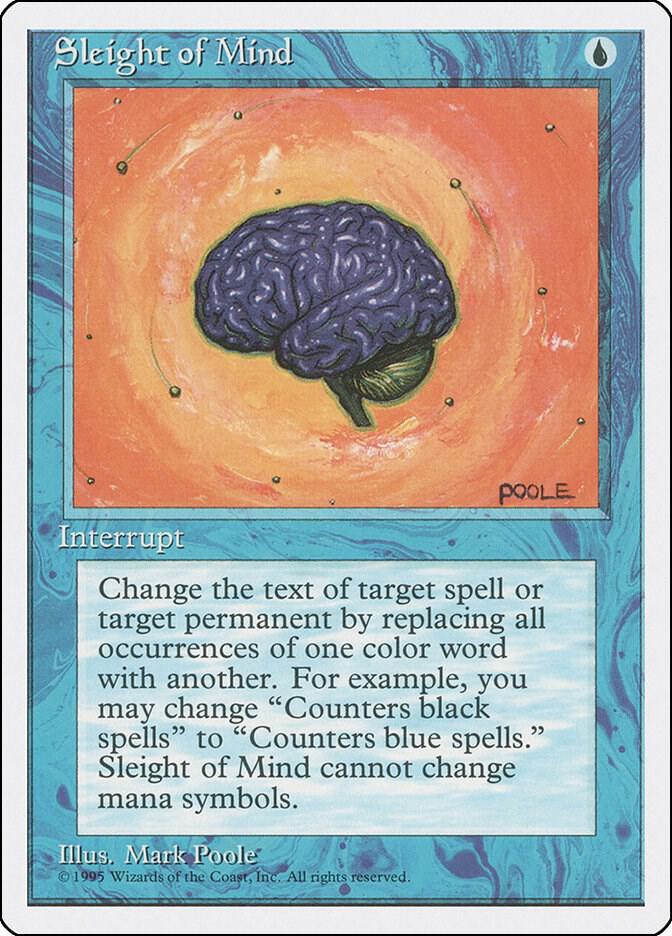 Sleight of Mind card from Fourth Edition