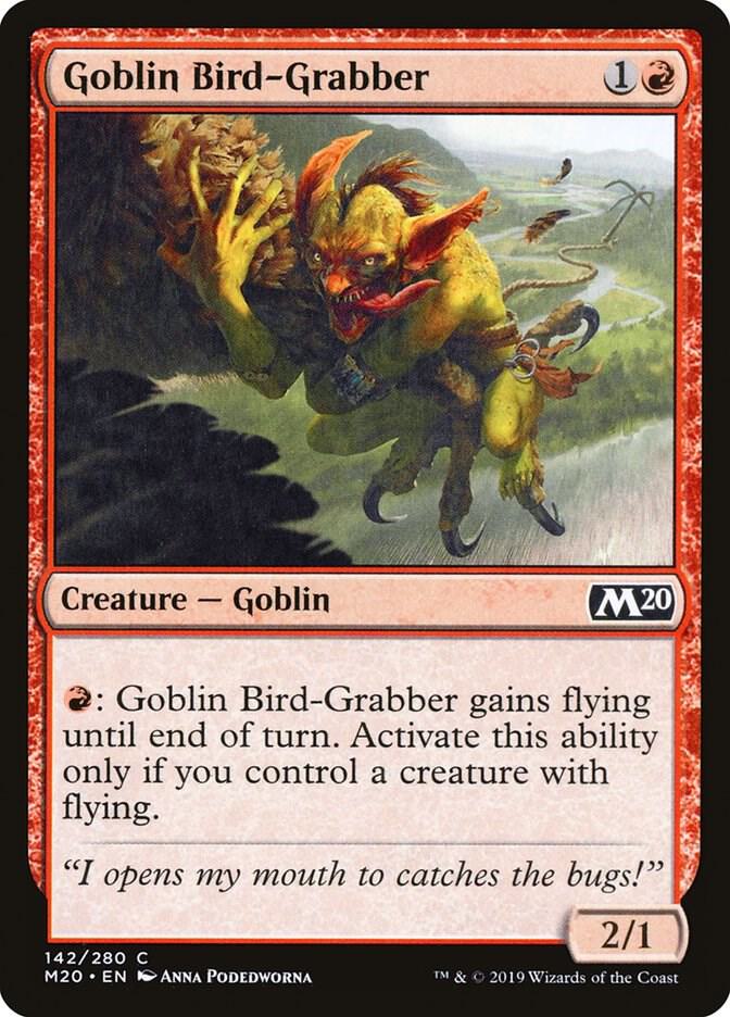 Goblin Bird-Grabber 142 card from Core Set 2020