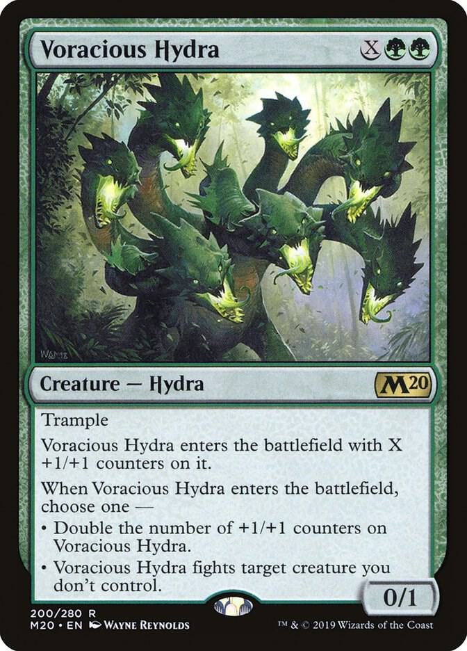 Voracious Hydra 200 card from Core Set 2020