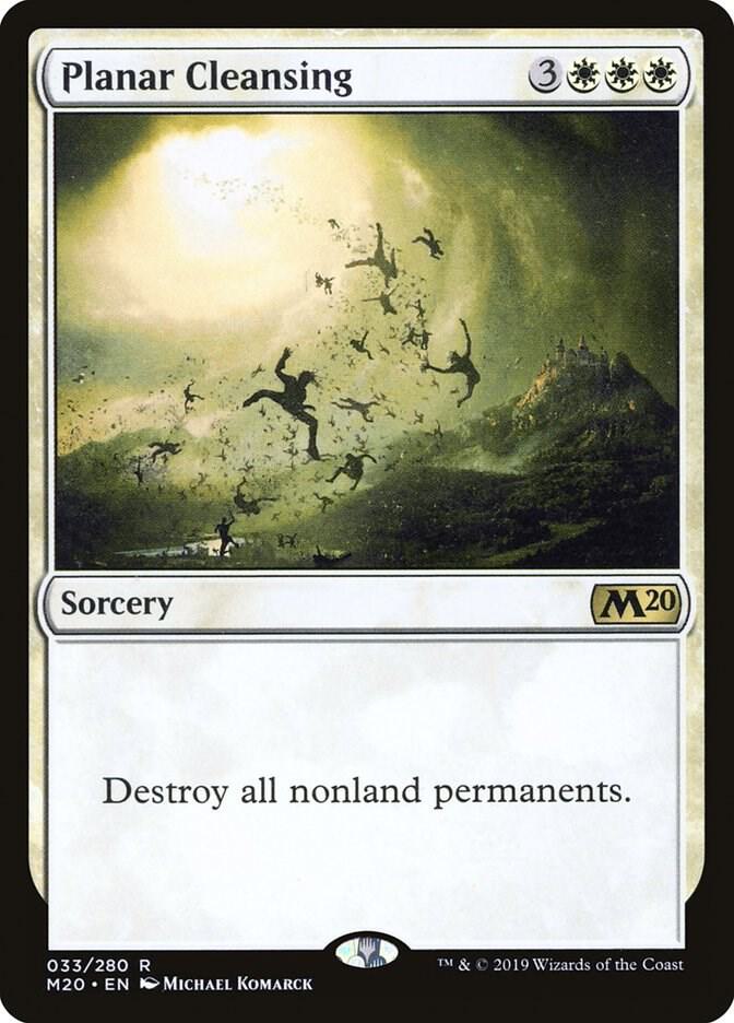 Planar Cleansing 33 card from Core Set 2020