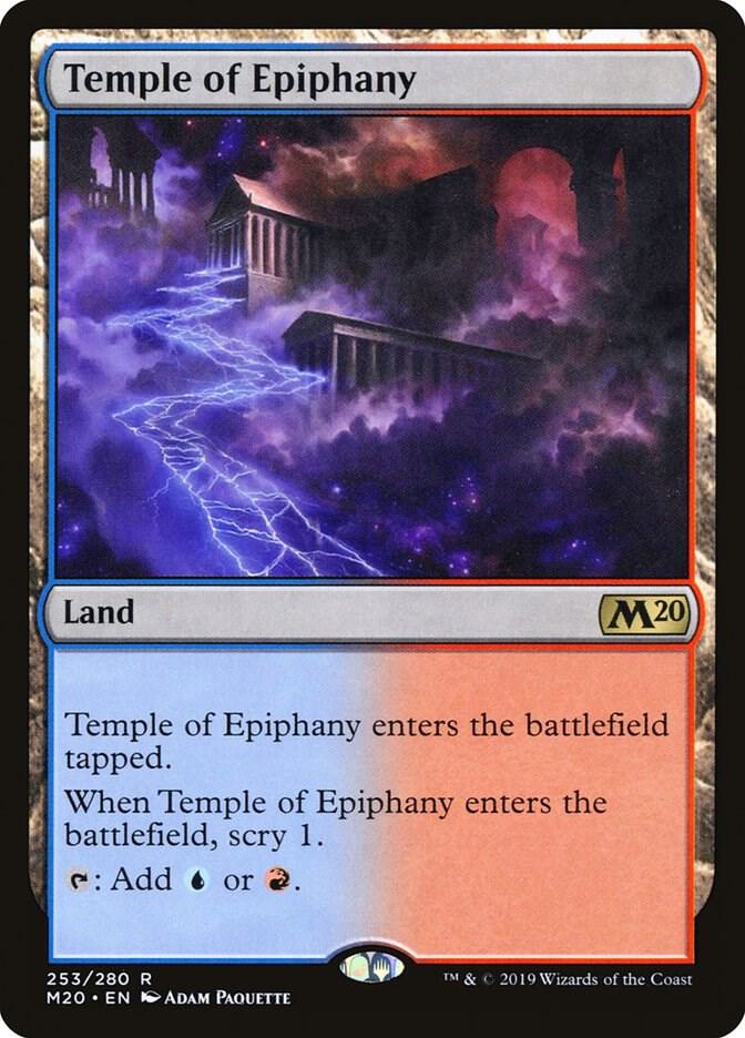 Temple of Epiphany 253 card from Core Set 2020