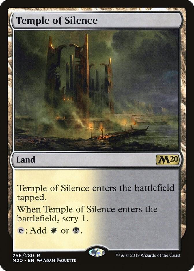 Temple of Silence 256 card from Core Set 2020