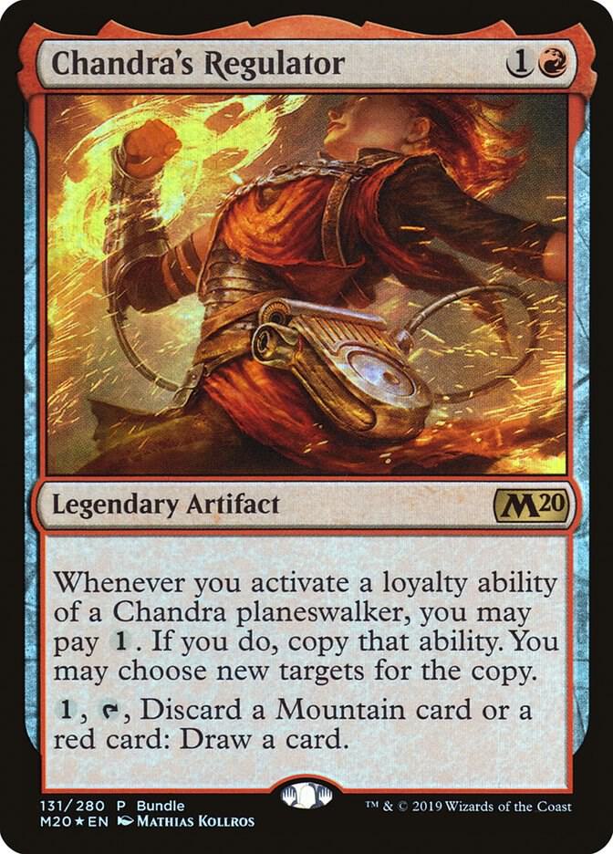 Chandra's Regulator (M20 Bundle) 131 card from Unique and Miscellaneous Promos