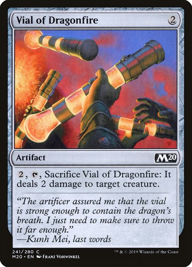 Vial of Dragonfire 241 card from Core Set 2020
